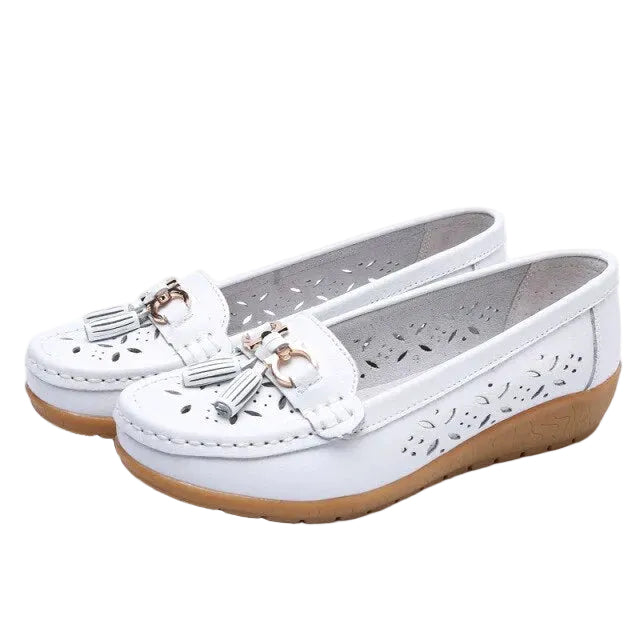 Lady – Mocassini comodi - Bianco - 35