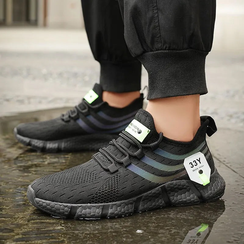 RunFit – Sneakers comode - Nero/Bianco - 38