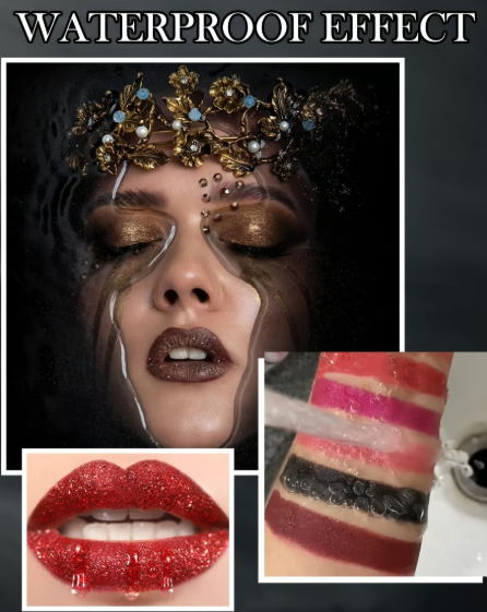 Diamond Lip Gloss Glitter Lipstick Waterproof
