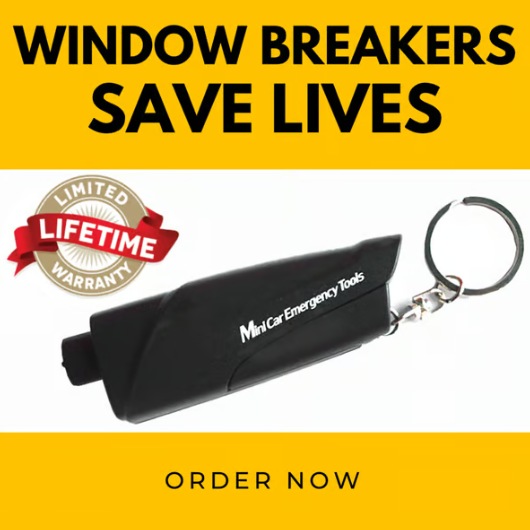 Emergency Window Breaker & Seatbelt Cutter