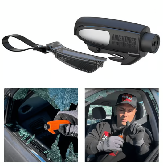 Emergency Window Breaker & Seatbelt Cutter