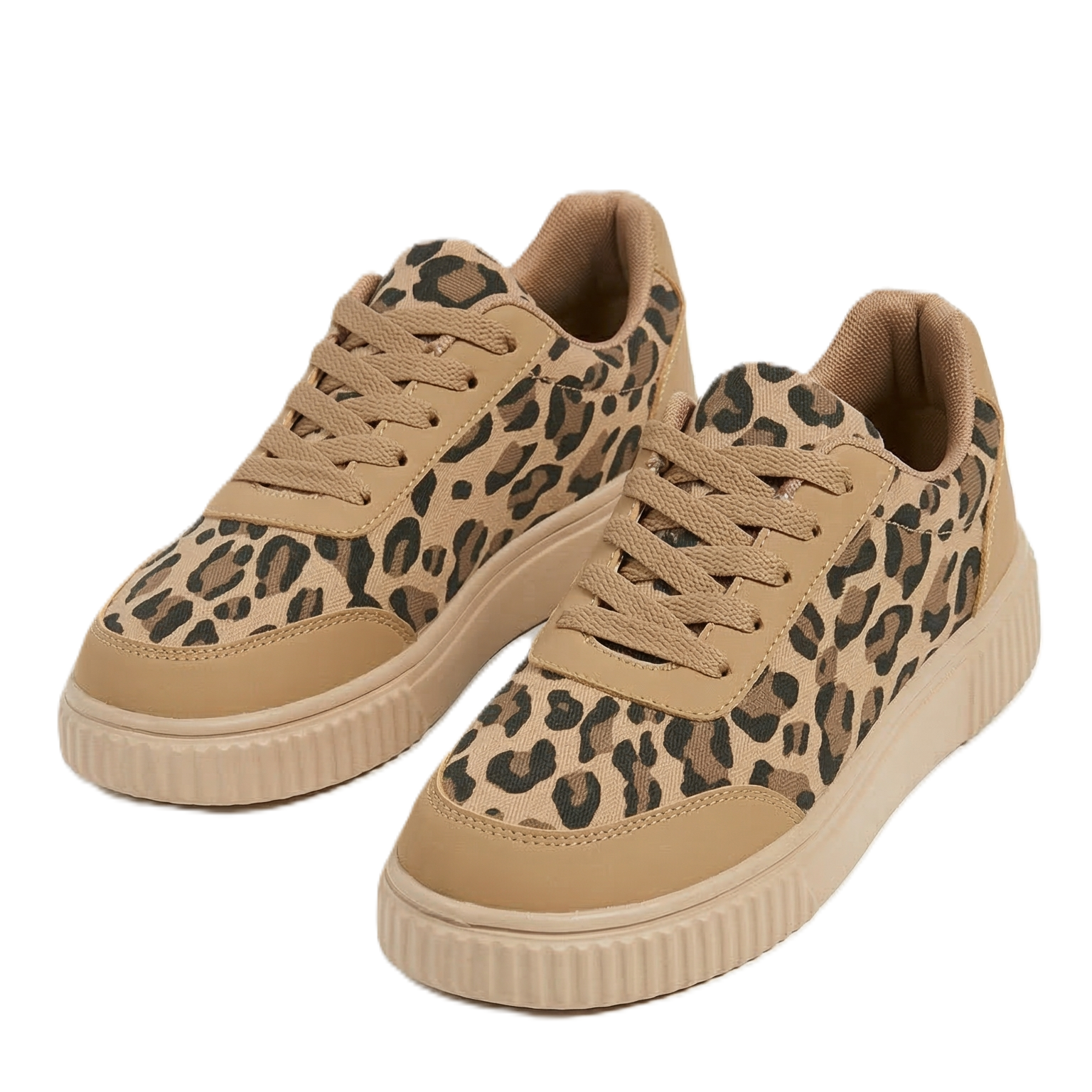 Leopard – Sneakers comode - Beige - 36