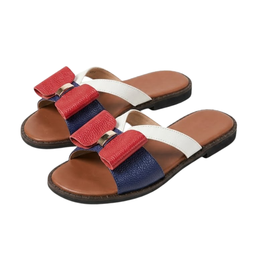 Leona – Sandali comodi - Rosso - 35