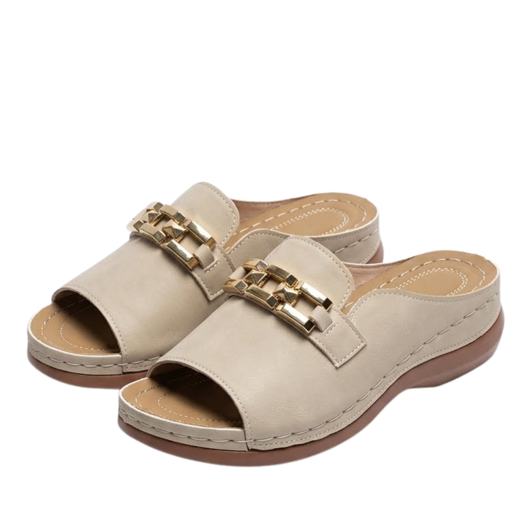 Lunna Comfort – Sandali comodi - Beige - 36