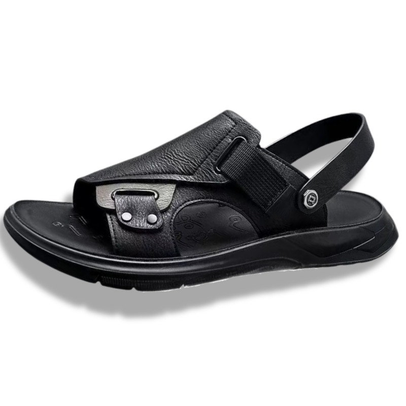 Alpha – Sandali comodi - Nero - 38