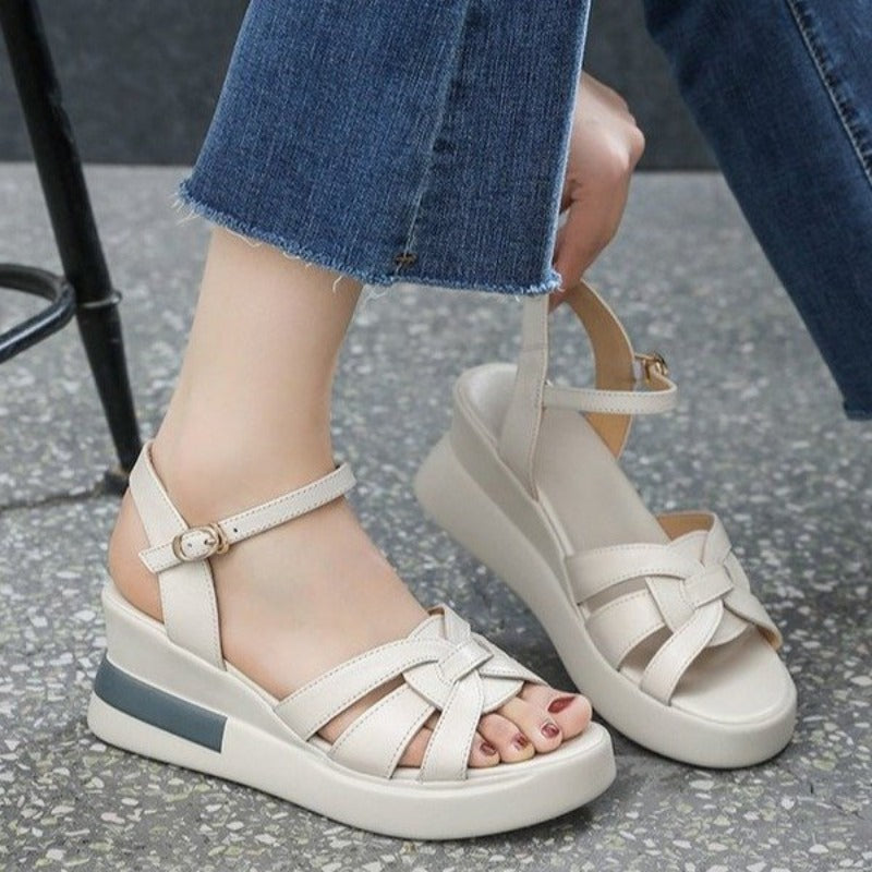 Amelie – Sandali comodi - Bianco sporco - 34
