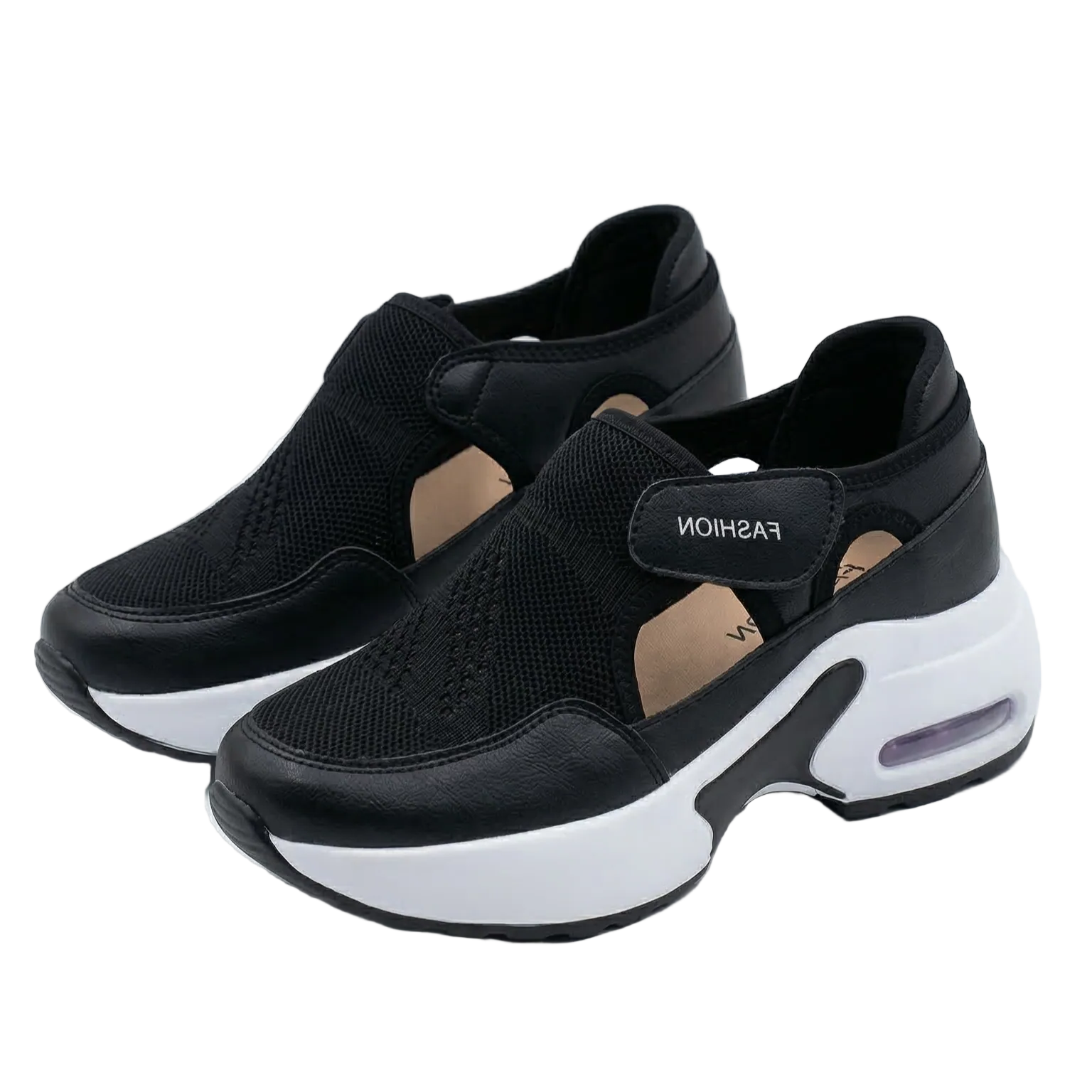 Air Fit – Sneakers comode - Nero - 35