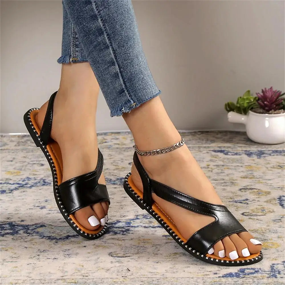 Hera – Sandali comodi - Nero - 38