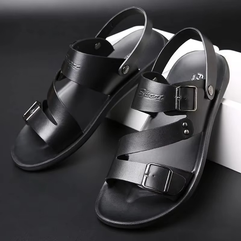 Minos – Sandali comodi - Nero - 41