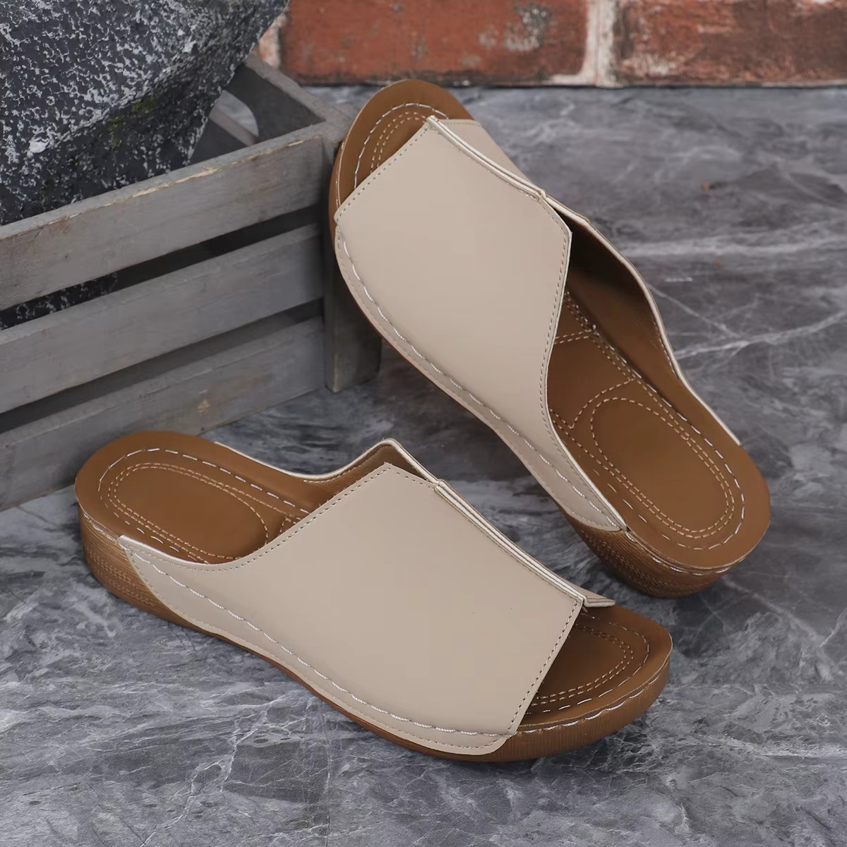 OrtoLife – Sandali comodi - Bianco - 38