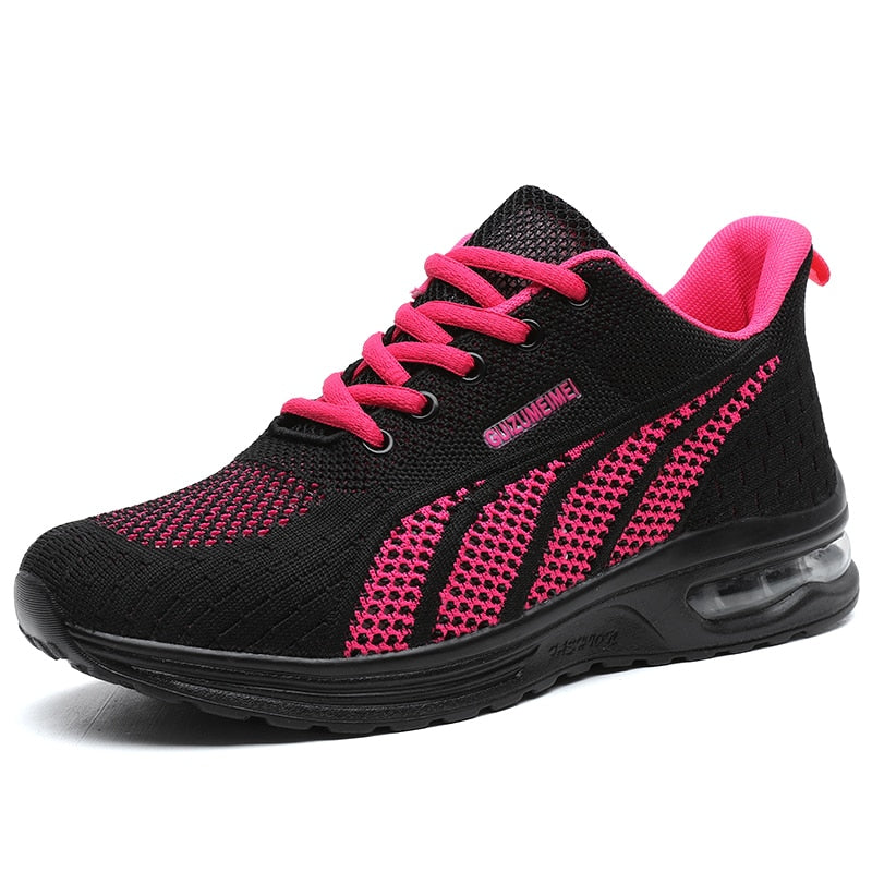 FlorenzaFlex – Sneakers comode - Rosa - 35