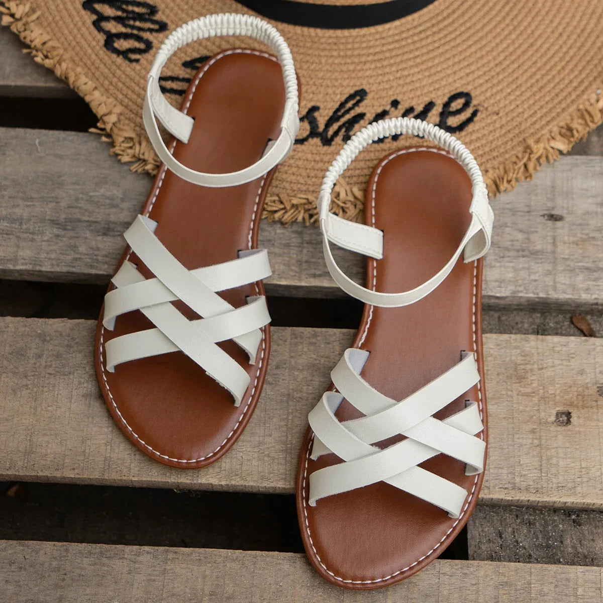 Malena – Sandali comodi - Bianco - 42