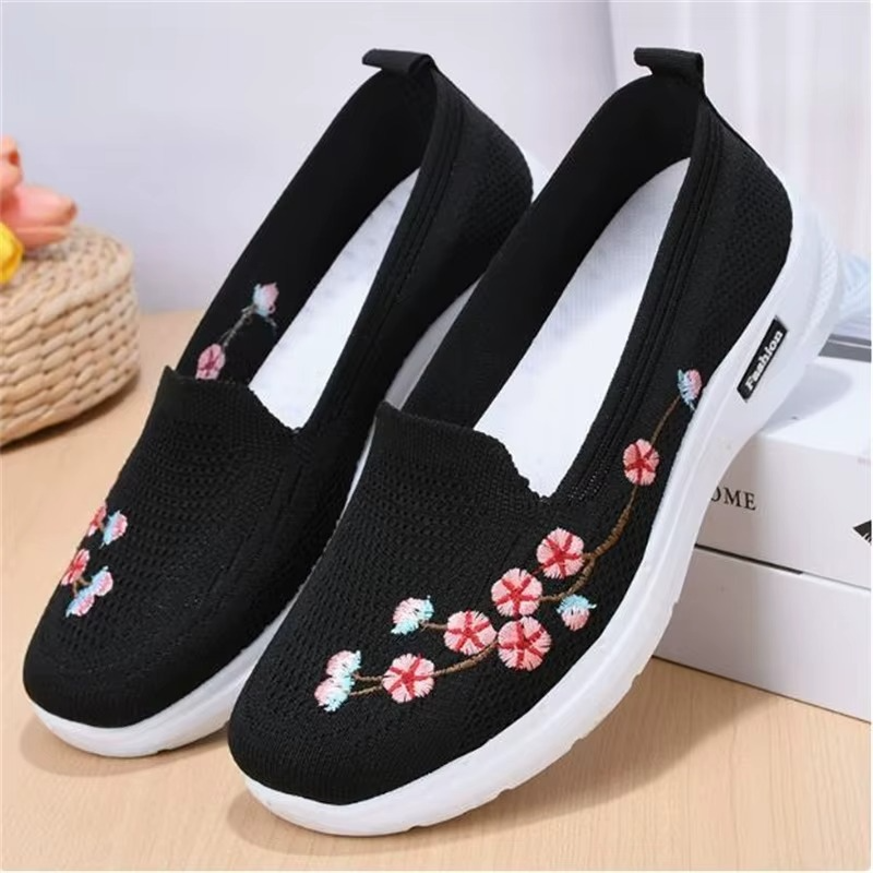 Flower – Sneakers comode - Nero - 41