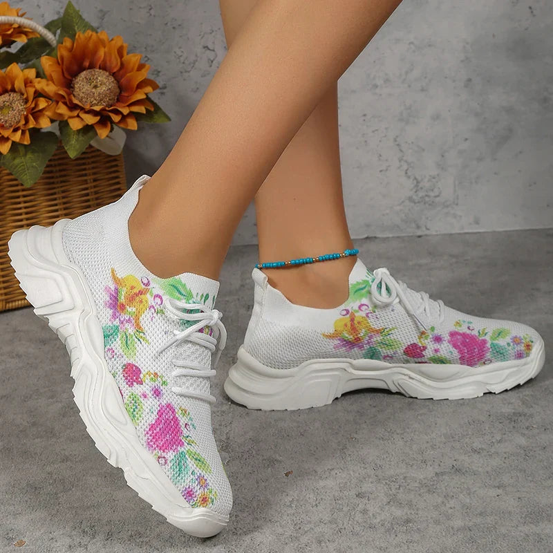 FloralMov – Sneakers comode - Multicolore - 39