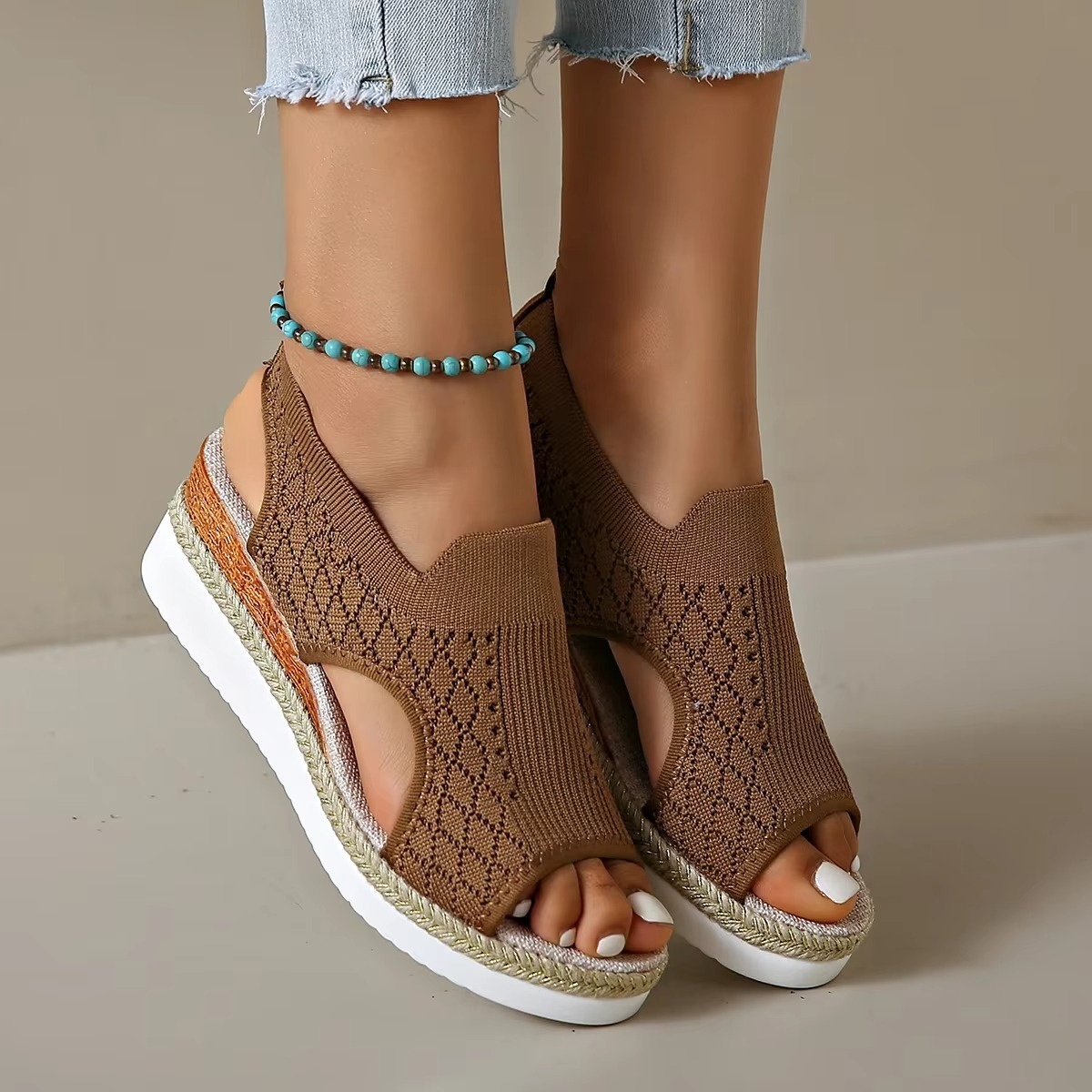 FlexBella – Sandali comodi - Nero - 40