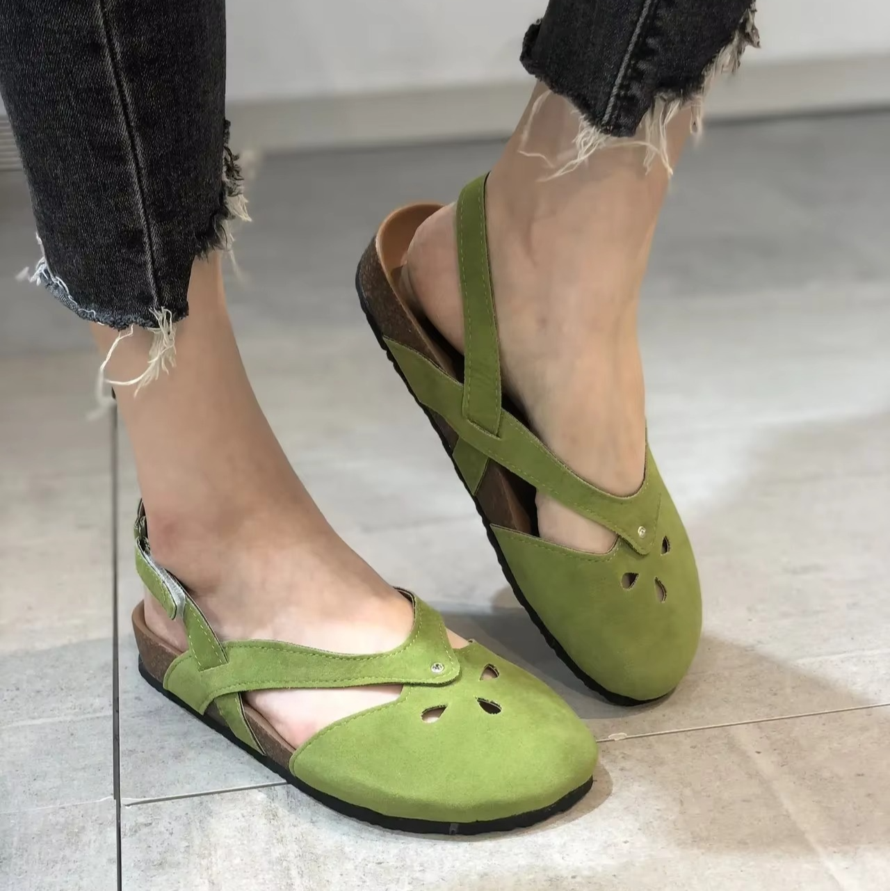 Iza – Sandali comodi - Grigio - 39