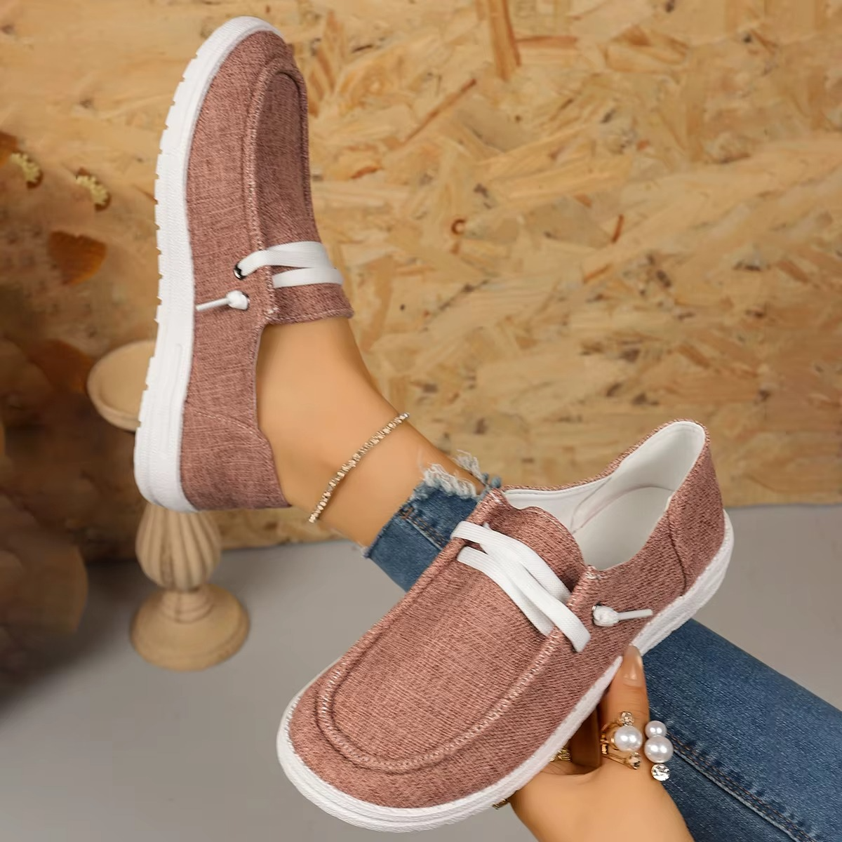 Lya – Sneakers comode - Grigio - 36