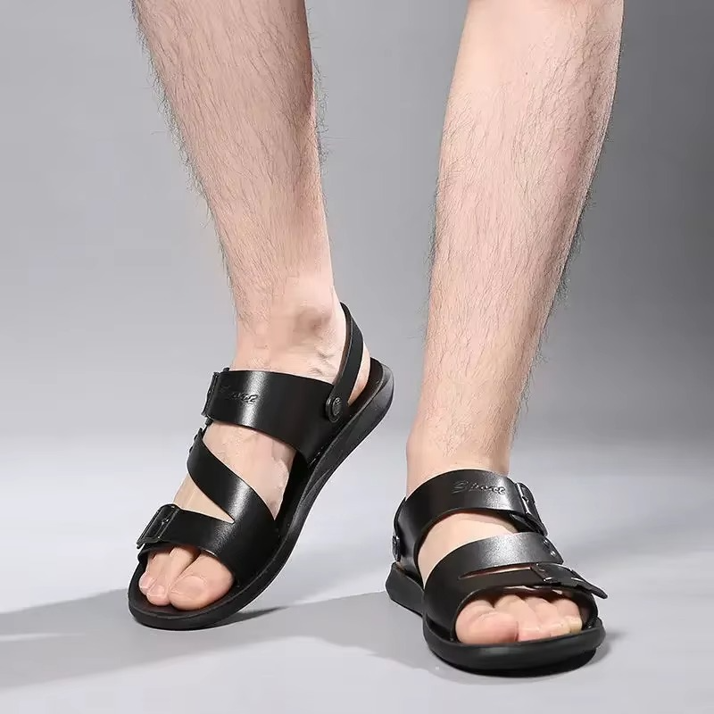 Minos – Sandali comodi - Nero - 39