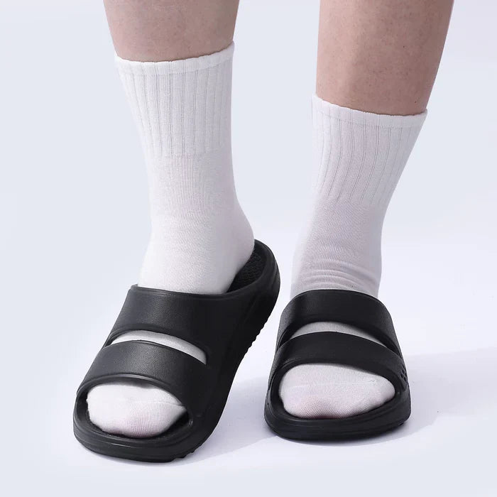 FlexWalk – Ciabatte comode - Nero - 35