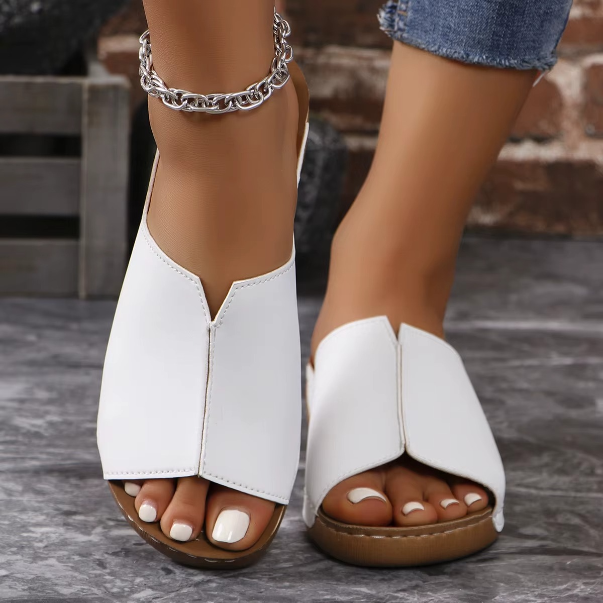 OrtoLife – Sandali comodi - Nero - 37