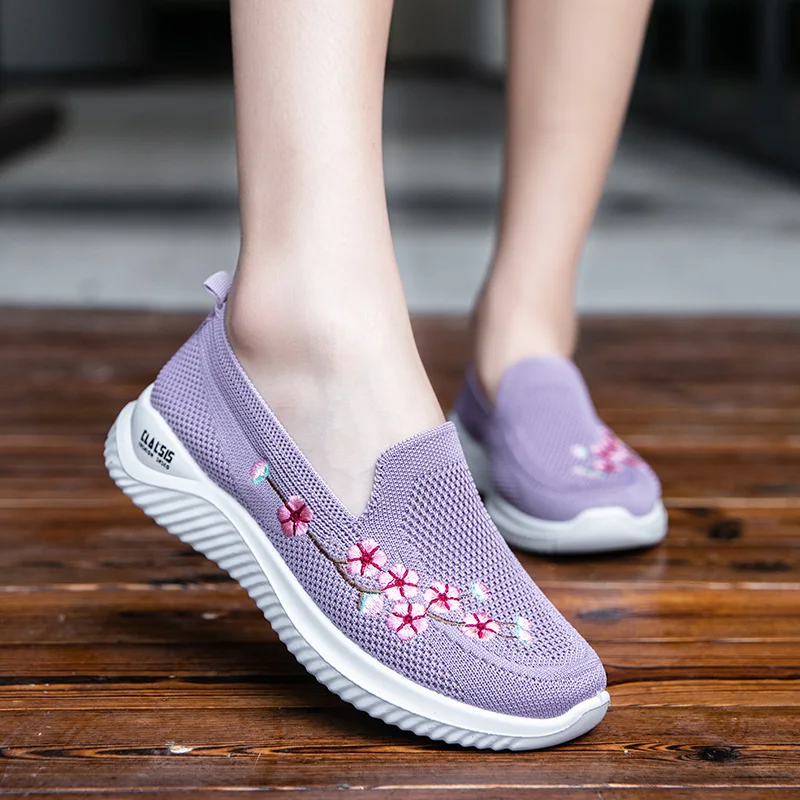 Flower – Sneakers comode - Nero - 40