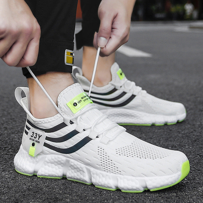 RunFit – Sneakers comode - Nero/Bianco - 35