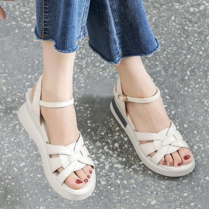 Amelie – Sandali comodi - Bianco sporco - 38