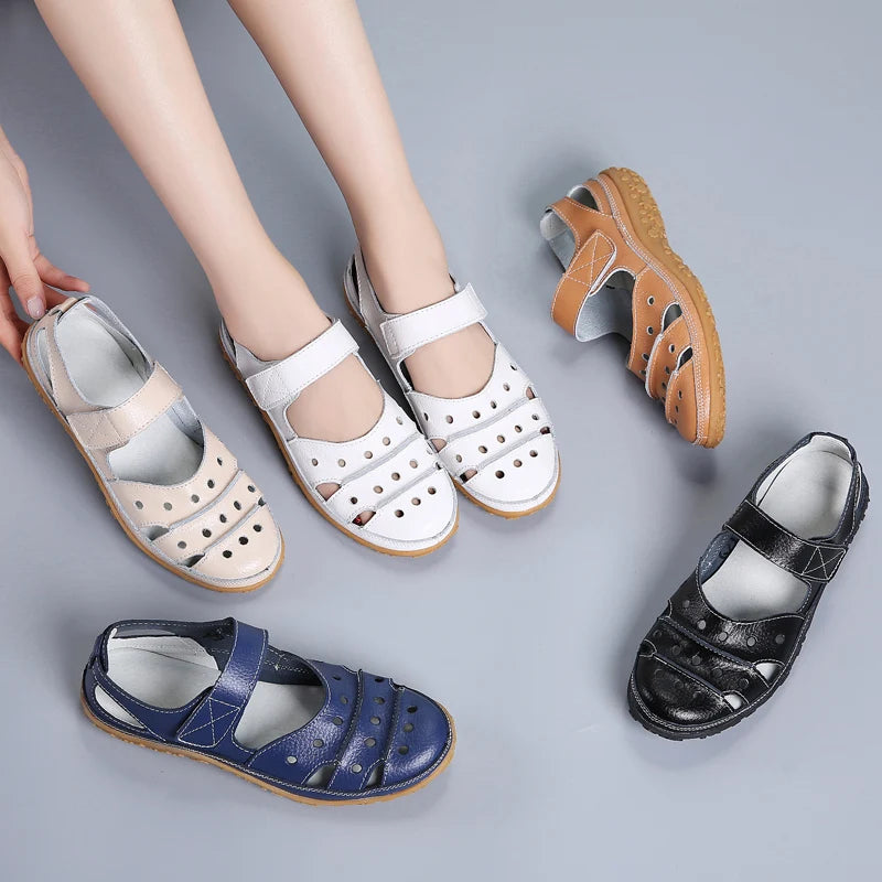 Retro – Sandali comodi - Beige - 37