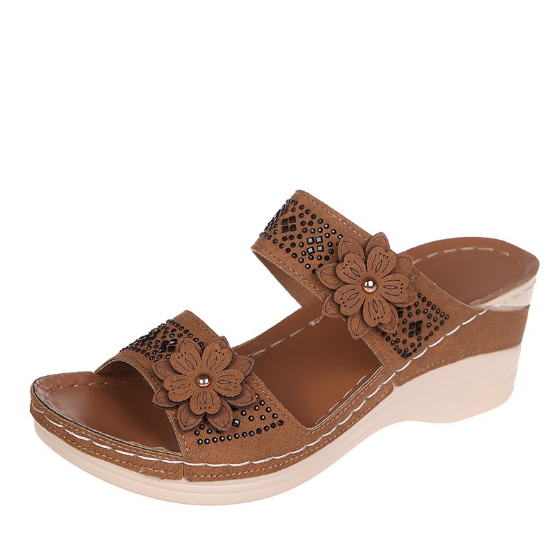 Maya – Sandali comodi - Marrone - 35