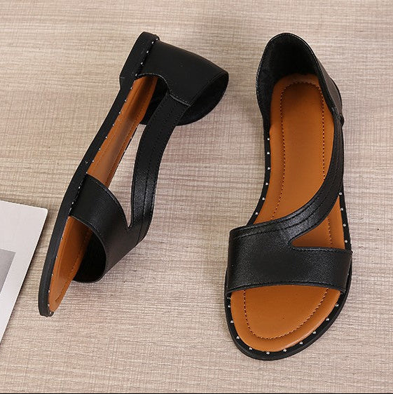 Hera – Sandali comodi - Nero - 43
