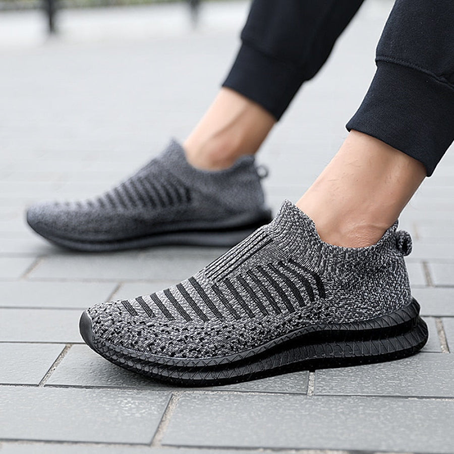 Plus – Sneakers comode - Nero - 40