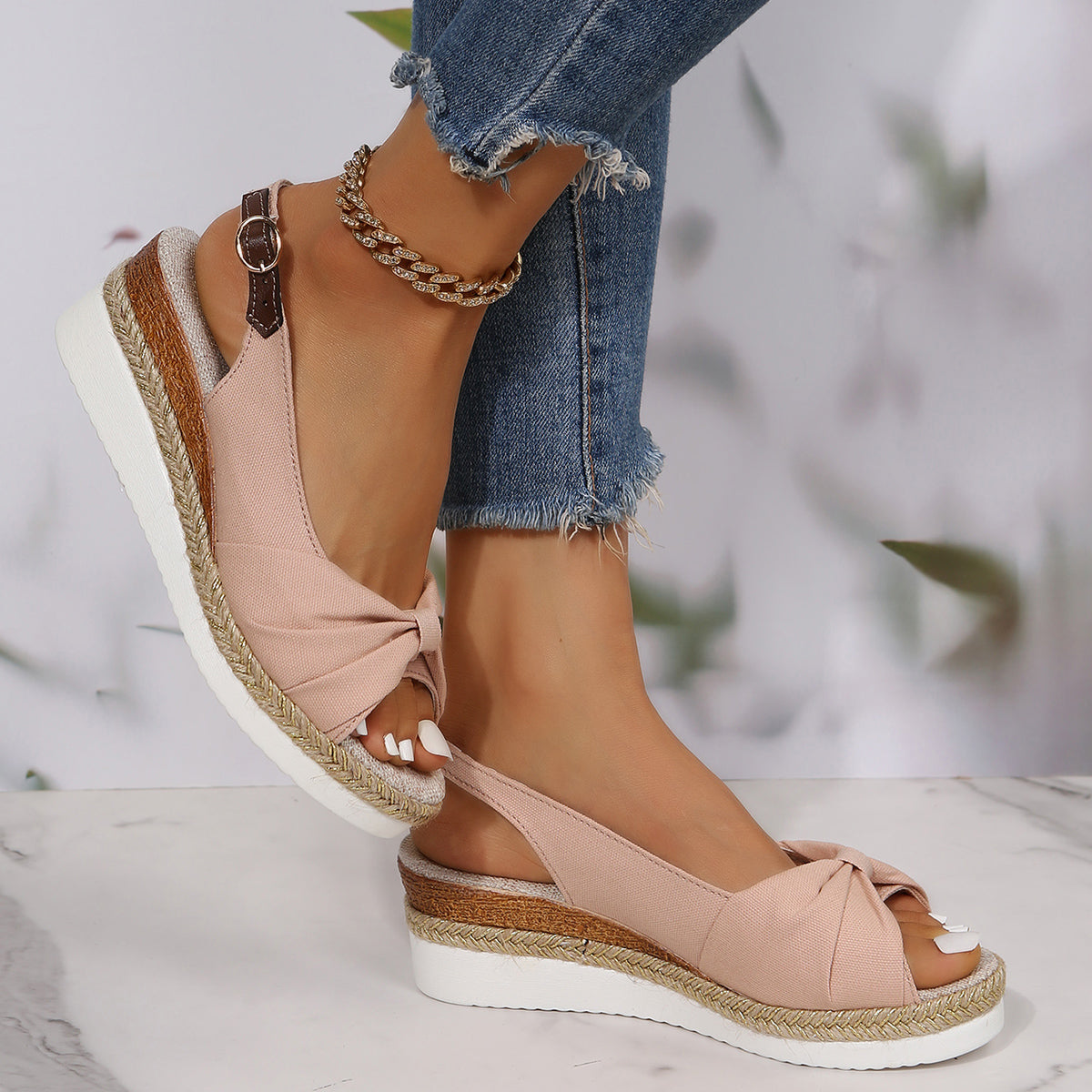 Glamour – Sandali comodi - Beige - 37