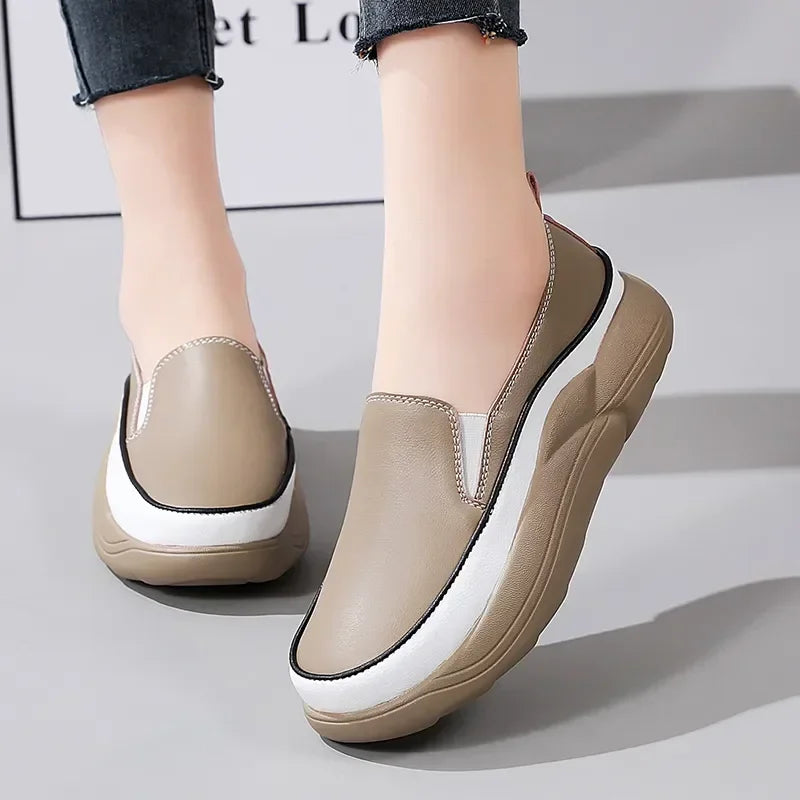 Aurora – Sneakers comode - Bianco - 36