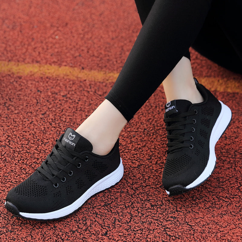 Max Running – Sneakers sportive comode - Nero/Rosa - 35