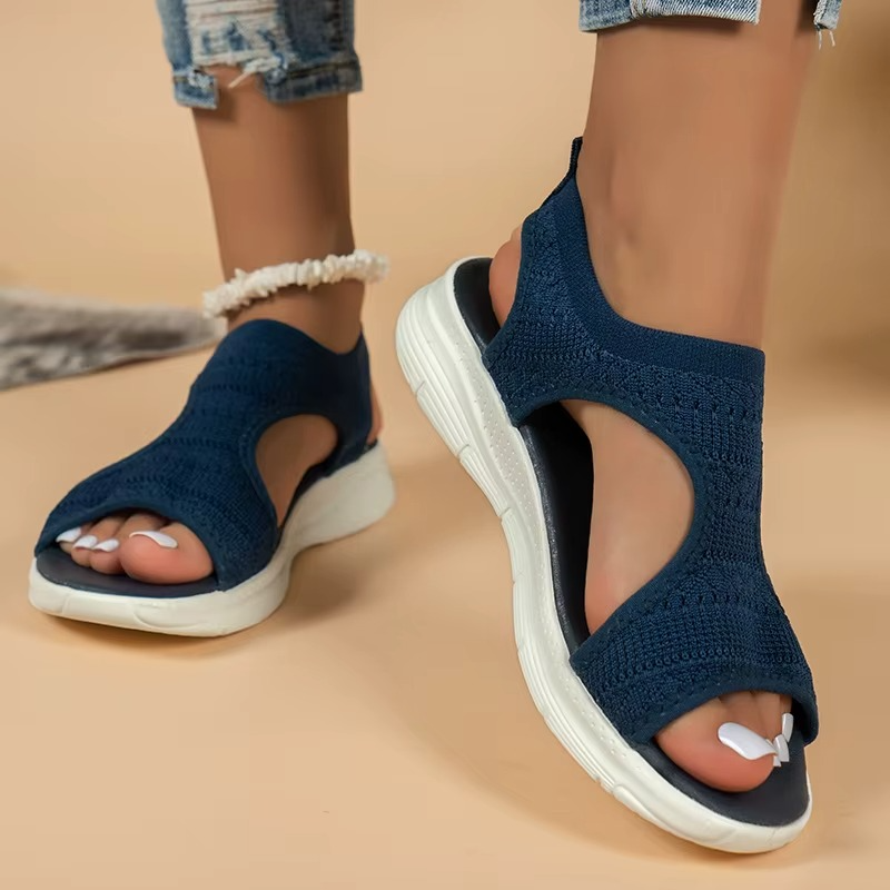 Lumin – Sandali comodi - Blu navy - 37