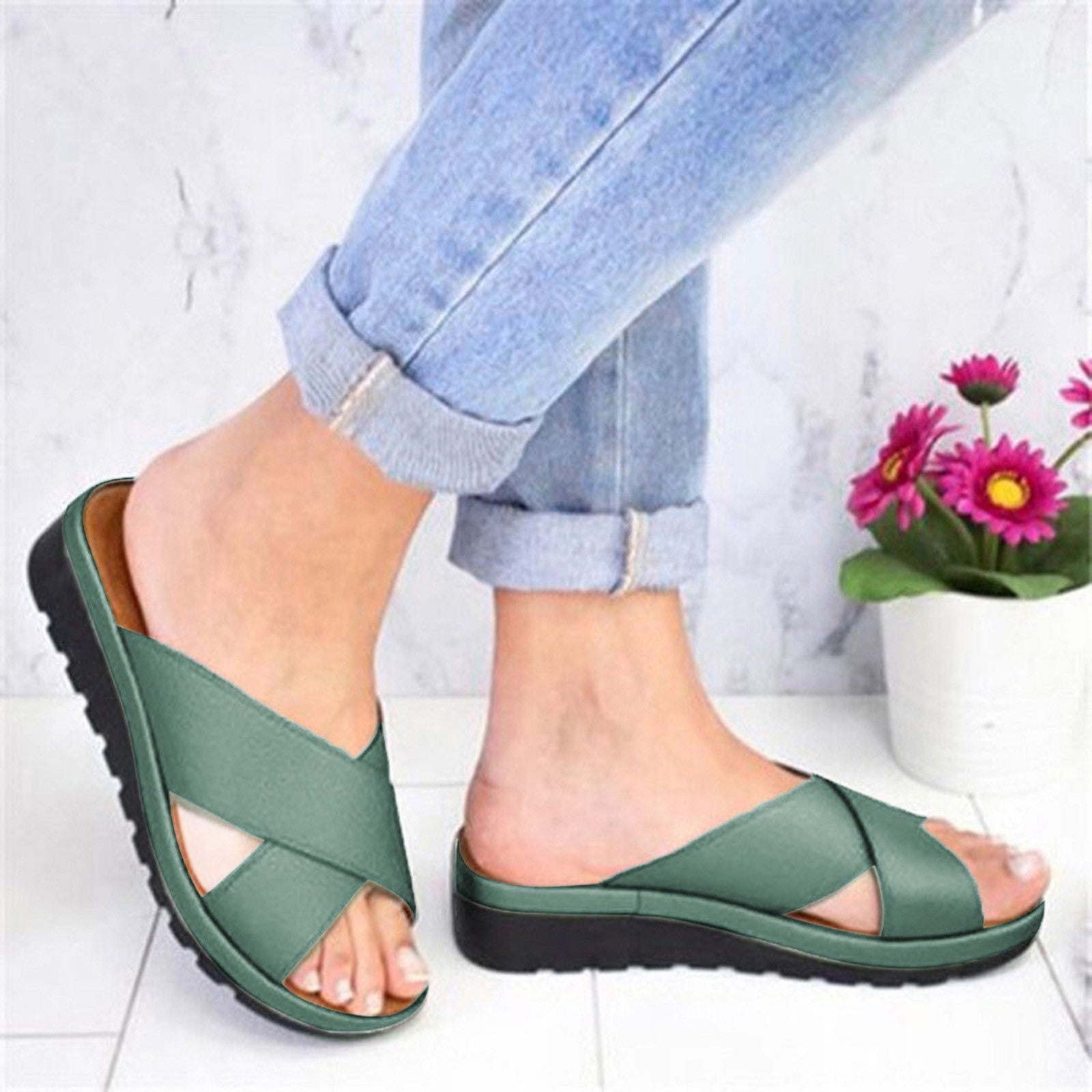 Stylus – Sandali comodi - Nero - 38