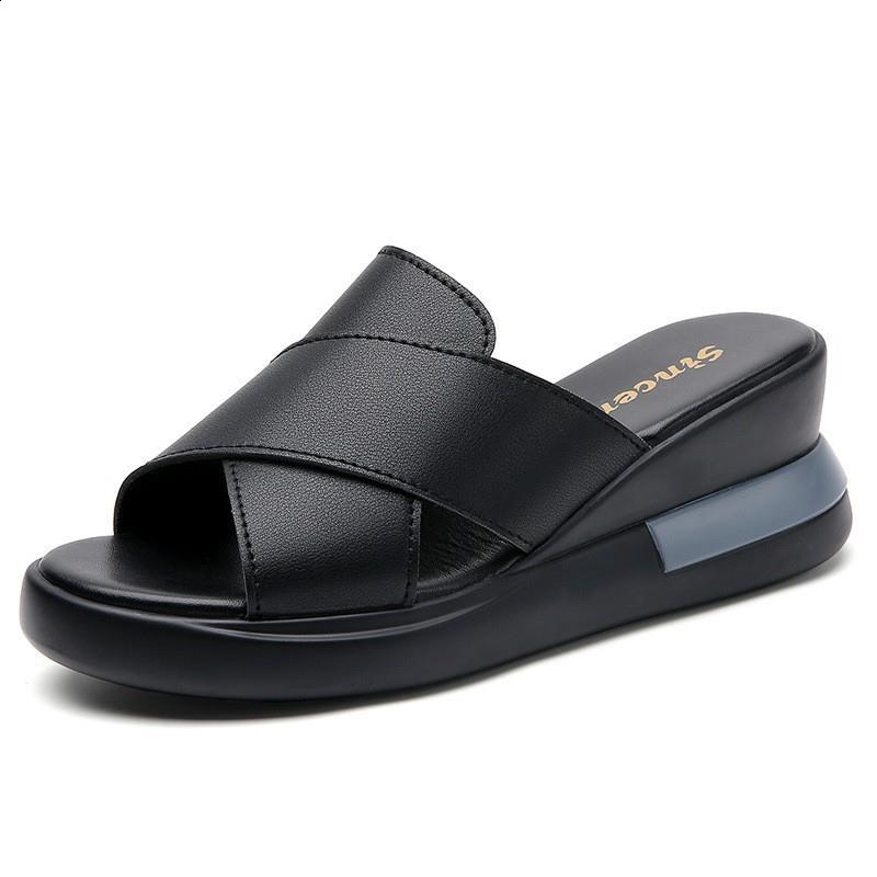Maria – Sandali comodi - Nero - 35