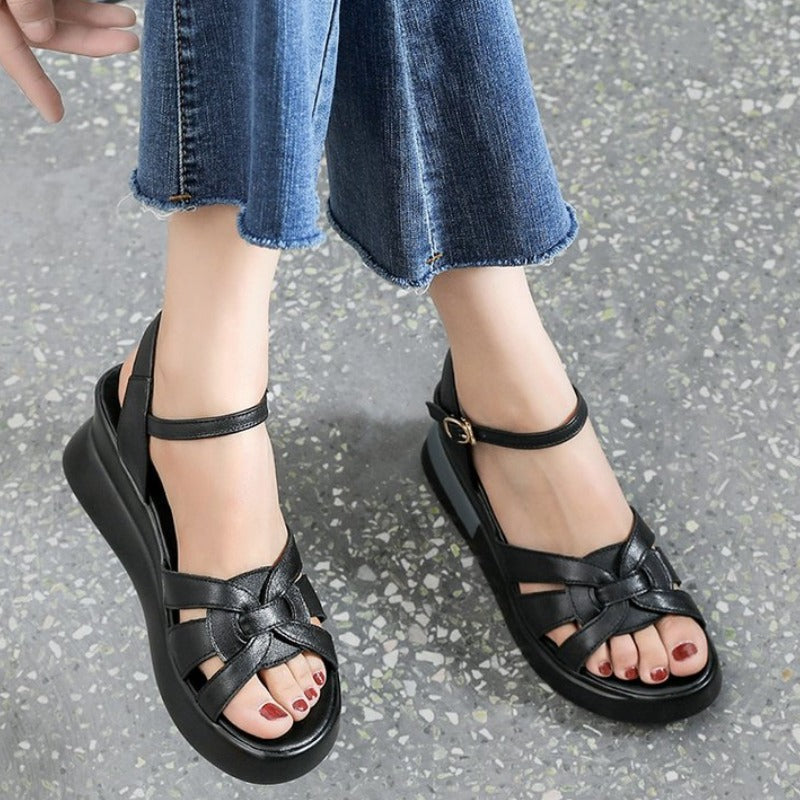 Amelie – Sandali comodi - Bianco sporco - 35