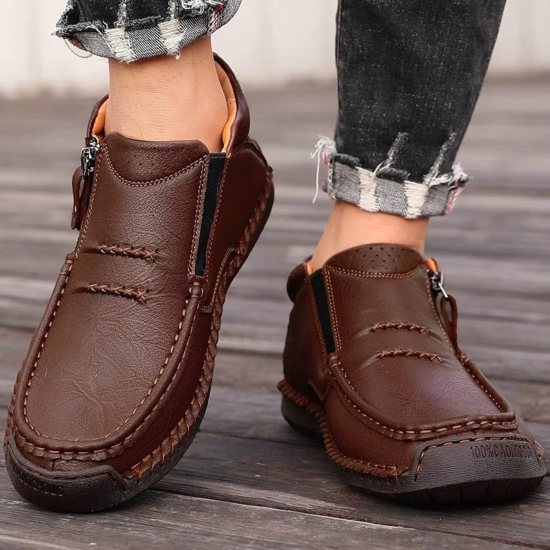 Magnus – Sneakers comode - Marrone - 39