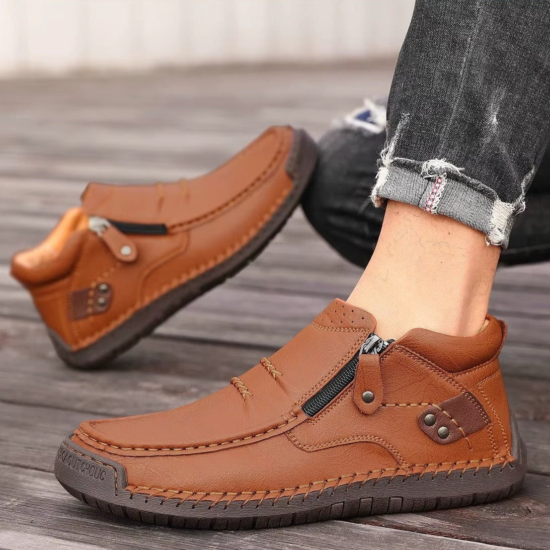 Magnus – Sneakers comode - Marrone - 37