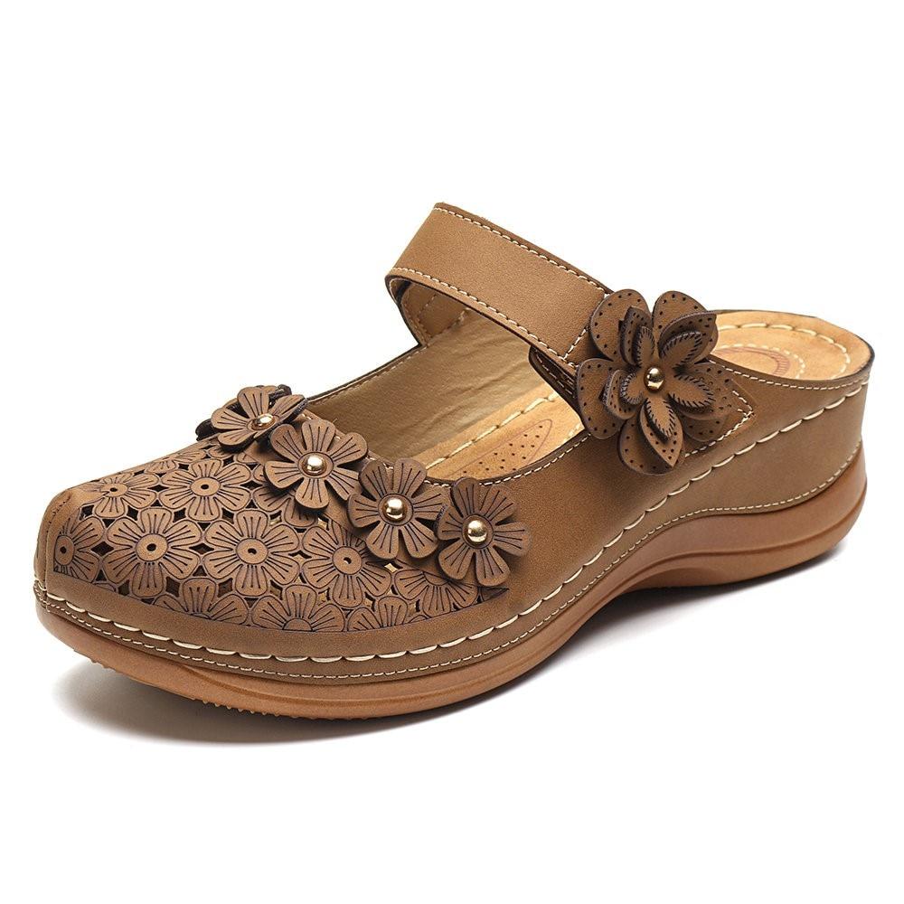 Flowers – Sandali comodi - Nero - 41
