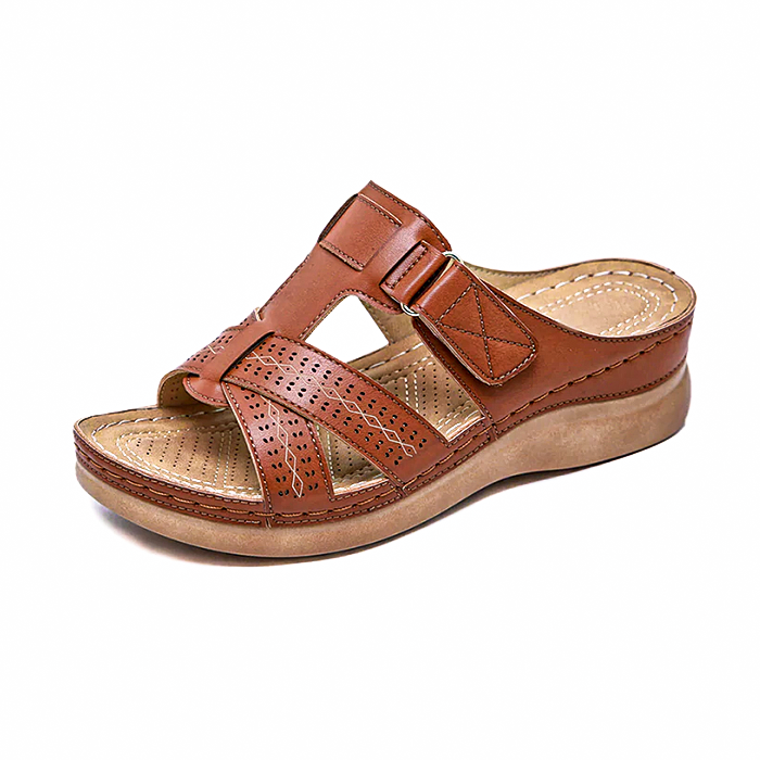 Phoenix – Sandali comodi - Marrone - 35