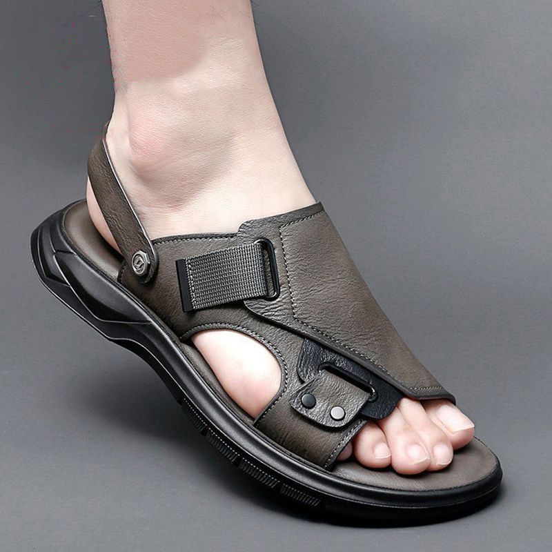 Alpha – Sandali comodi - Nero - 42