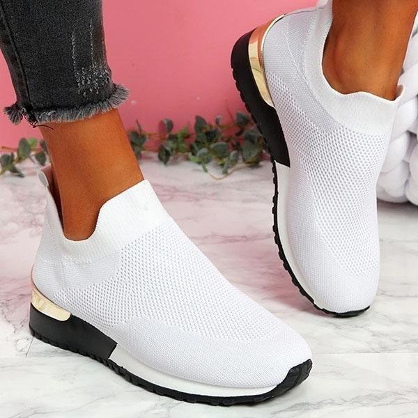 Lótus – Sneakers comode - Bianco - 36