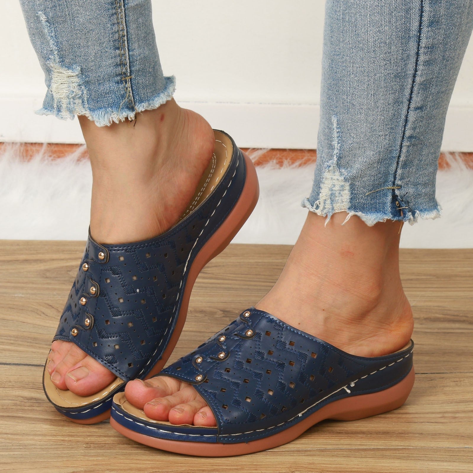 Sandali comodi – Soft Sandali - Marrone - 36