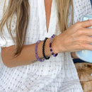 Amethyst Stress Relief Bracelet Set