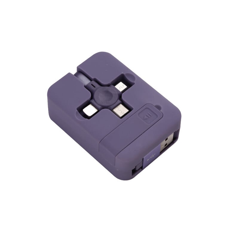 3-in-1 Charging & Data Cable – With Built-In Storage