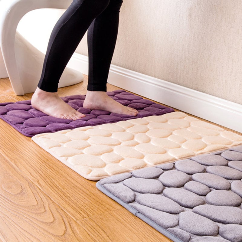 Non-Slip Mat with Pebble Pattern