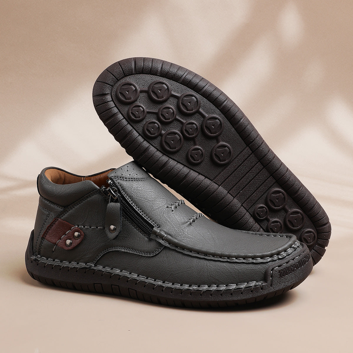 Magnus – Sneakers comode - Marrone - 43