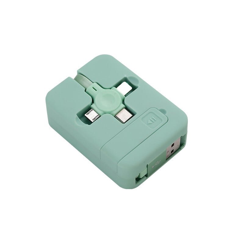 3-in-1 Charging & Data Cable – With Built-In Storage